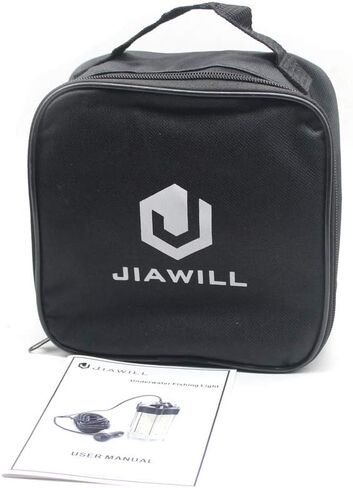 مصباح LED للصيد تحت الماء من Jiawill 297 مصباح LED 9 فولت - 35 فولت 41.8 واط 4000 لومن لجذب الأسماك الليلية بطول 33 قدمًا (10 متر) (أخضر) in Kuwait