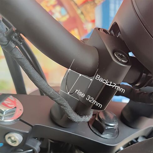 LEDISHUN المقود الناهضون 32 مللي متر الارتفاع CNC دراجة نارية الناهض رفع المقود المشبك صالح لهوندا المتمردين 300 Rebel500 2017-2022 in Kuwait