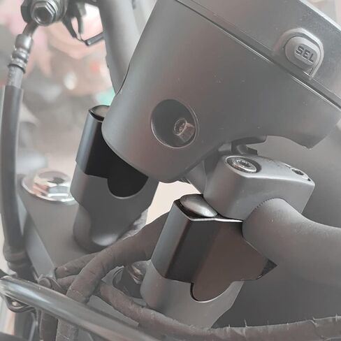 LEDISHUN المقود الناهضون 32 مللي متر الارتفاع CNC دراجة نارية الناهض رفع المقود المشبك صالح لهوندا المتمردين 300 Rebel500 2017-2022 in Kuwait