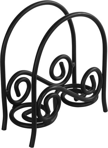 Spectrum Scroll Arched Dispenser, Vertical Kitchen Tables & Countertops, Dining Table & Kitchen Décor, Stylish Upright Napkin Holder, Hammered Bronze in Saudi Arabia