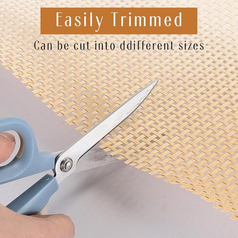 Wowangce 24 "× 49 قدم عرض مربع قصب حزام، الروطان قصب حزام لفة قصب النسيج مادة الضرب المفتوحة نسج الخوص المنسوجة أوراق الروطان للأثاث، كرسي، مجلس الوزراء، السقف، سرير in Kuwait