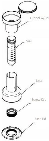 Caplugs Evergreen 221-3996-G80 Sputocol Sputum Collection System, 50 mL, Conical Tube, Natural (Pack of 72) in Saudi Arabia