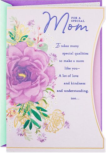Hallmark Birthday Card for Mom (Pink Flowers) in Saudi Arabia