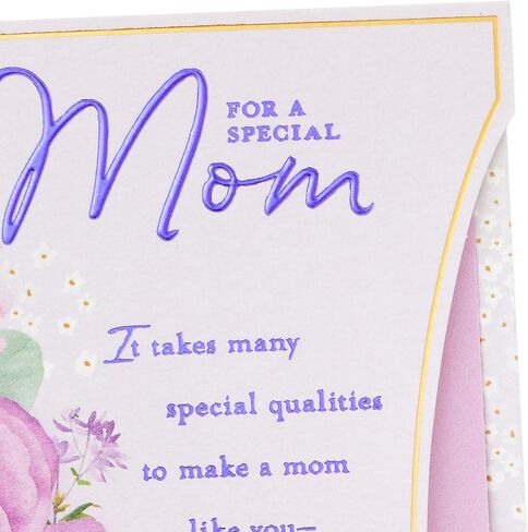 Hallmark Birthday Card for Mom (Pink Flowers) in Saudi Arabia