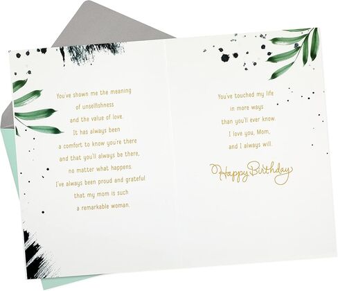 Hallmark Birthday Card for Mom (Pink Flowers) in Saudi Arabia