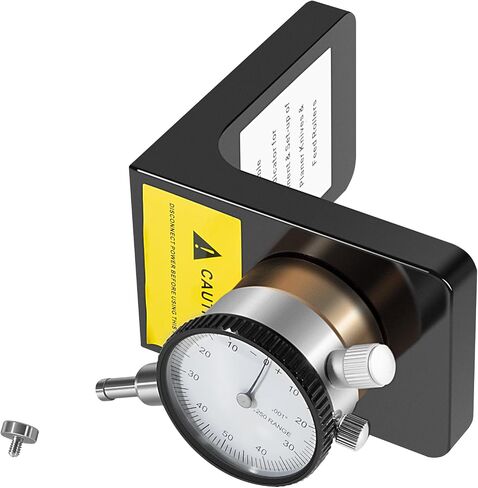 W1218A Dial Indicator Rotates 360 Degree Durable Powerful Magnetic Base for Planers Woodworking Machinery Within ±.001-Inch in Saudi Arabia
