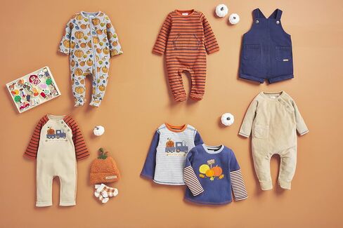 Mud Pie Baby-boys Waffle Striped SleeperMud Pie Baby Boy Waffle Striped Sleeper، أزرق داكن/صدئ، 6-9 أشهر in Saudi Arabia