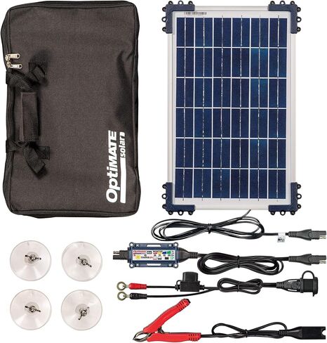 Tecmate Optimate Solar Duo 10W Travel kit, TM522-D1TK, 6-Step 12V / 12.8V 0.8A Weatherproof Solar Battery Saving Charger & maintainer in Saudi Arabia
