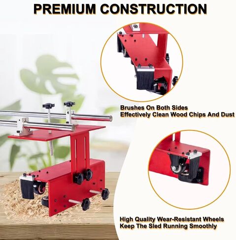 Router Sled for Flattening Slabs, 3 Axis Adjustable, Portable and Easy to Adjust Slab Flattening Jig with 60 inches, Trimming Planing Machine for Wood Flattening, DIY Woodworking Router Sled in Saudi Arabia
