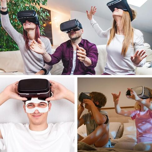 غطاء وجه Yoposeo VR للاستعمال مرة واحدة، واقي للتعرق، وسادات قناع الوجه VR للوجه لـ Meta Quest 3 Quest 2، ملحقات لـ Apple Vision Pro (مجموعة 20) in Saudi Arabia