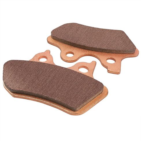 وسادات الفرامل الأمامية والخلفية من Motofoal لـ 2000-2007 Harley Davidson Heritage Softail Road King Dyna Fatboy Electra Glide Ultra Classic Night Train Touring Flhtcu-i وسادات فرامل نحاسية شديدة الملبدة in Kuwait