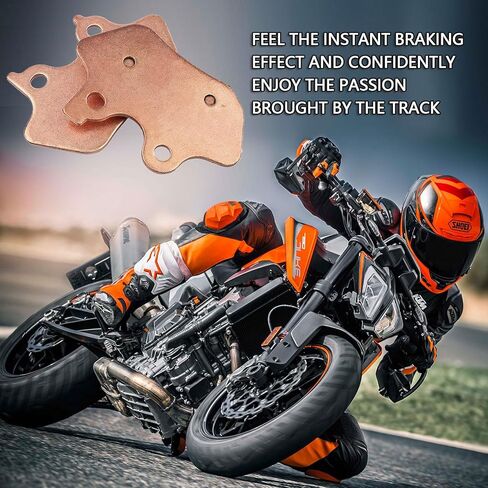 وسادات الفرامل الأمامية والخلفية من Motofoal لـ 2000-2007 Harley Davidson Heritage Softail Road King Dyna Fatboy Electra Glide Ultra Classic Night Train Touring Flhtcu-i وسادات فرامل نحاسية شديدة الملبدة in Kuwait