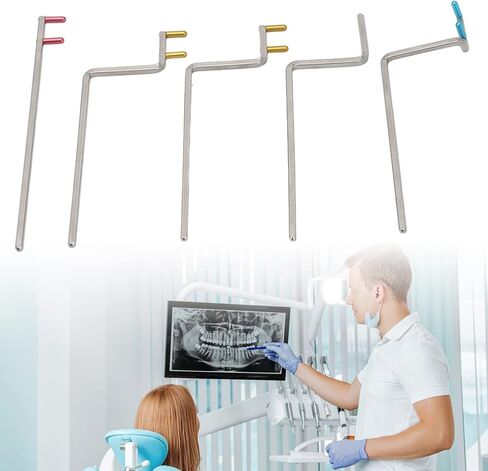 Dioche Dental X Ray ذراع محاذاة مؤشر تحديد المواقع، جناح العض، ذراع مؤشر من الفولاذ المقاوم للصدأ، مستلزمات طب الأسنان المقاومة للحرارة in Kuwait