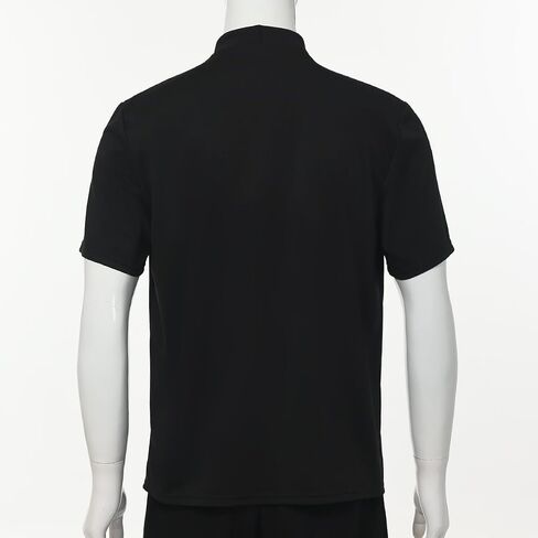 Men's T-Short Sleeves Tab Collar Clergy Minister Priest Outfit Priest Costume Shirt Tops in Saudi Arabia