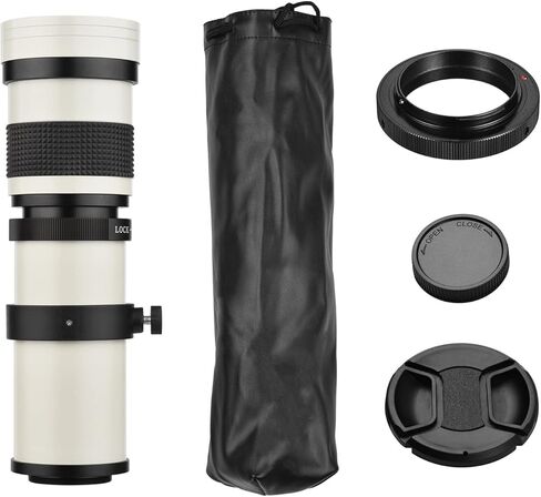 Andoer Camera MF Super Telephoto Zoom Lens F/8.3-16 420-800mm T2 Mount with AI-Mount Adapter Ring Universal 1/4 Thread Replacement for Nikon AI-Mount D50 D90 D5100 D7000 D3 D5100 D3100 D3000 D60 in Saudi Arabia