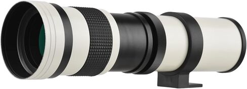 Andoer Camera MF Super Telephoto Zoom Lens F/8.3-16 420-800mm T2 Mount with AI-Mount Adapter Ring Universal 1/4 Thread Replacement for Nikon AI-Mount D50 D90 D5100 D7000 D3 D5100 D3100 D3000 D60 in Saudi Arabia
