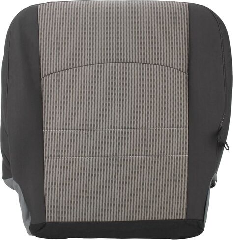 غطاء مقعد سفلي من القماش ووسادة إسفنجية من جانب السائق من AUTOKAY متوافق مع دودج رام 1500 2500 3500 4500 5500 SLT رمادي 2009-2012 رمادي in Kuwait