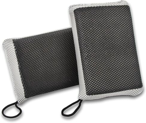 Popipen 2-pack Clay Bar Scrubber، سريع وفعال لإزالة عيوب الطلاء أو الحطام، تصميم مزدوج الجوانب للتنظيف وأعمال الطين يحتوي على أقراص طينية للتشحيم 6 عبوات in Kuwait