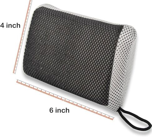 Popipen 2-pack Clay Bar Scrubber، سريع وفعال لإزالة عيوب الطلاء أو الحطام، تصميم مزدوج الجوانب للتنظيف وأعمال الطين يحتوي على أقراص طينية للتشحيم 6 عبوات in Kuwait