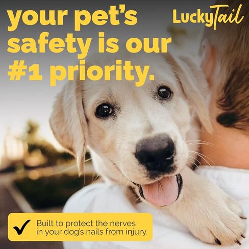 LuckyTail - مطحنة أظافر الكلاب - رؤوس بديلة صلبة وناعمة - الكلاب الصغيرة والكبيرة - جودة ممتازة - مثقاب برأس ماسي - أدوات تشذيب أظافر الكلاب الاحترافية - مجموعة أدوات العناية - عبوتان in Saudi Arabia