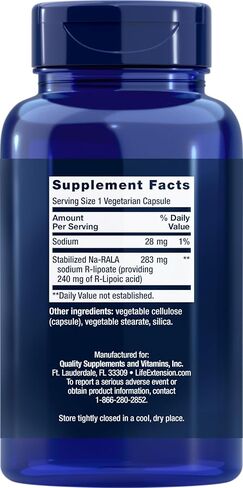 Life Extension Super R-Lipoic Acid 240 مجم، 60 كبسولة نباتية (عبوة من 2) in Saudi Arabia