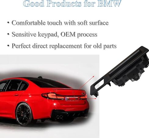 ChawYI 51247368753 51247463162 غطاء صندوق السيارة الخلفي لغطاء صندوق السيارة لسيارات BMW F22 F30 F33 F10 F25 F87 F83 2 3 4 5 6 سلسلة M3 M4 X3 مفتاح قفل الباب الخلفي in Kuwait