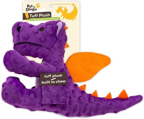 لعبة تنين قطيفة للكلاب من بت آند شيب مع حشو in Kuwait