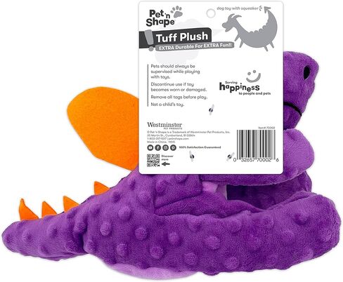 لعبة تنين قطيفة للكلاب من بت آند شيب مع حشو in Kuwait