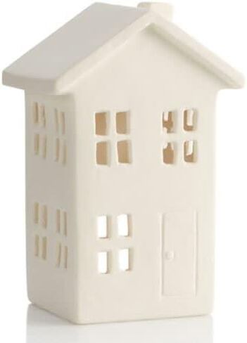 فانوس شمعة تاون هاوس - قم بطلاء تذكار السيراميك الخاص بك in Kuwait