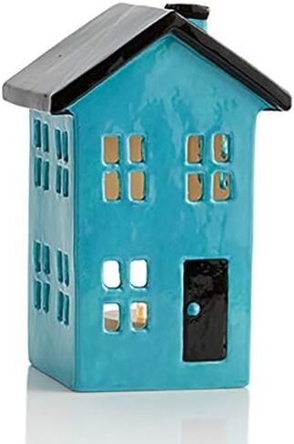 فانوس شمعة تاون هاوس - قم بطلاء تذكار السيراميك الخاص بك in Kuwait