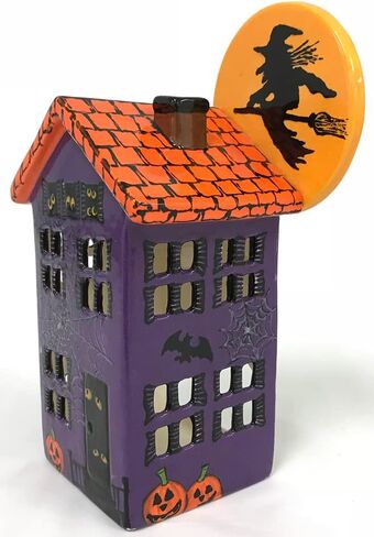 فانوس شمعة تاون هاوس - قم بطلاء تذكار السيراميك الخاص بك in Kuwait