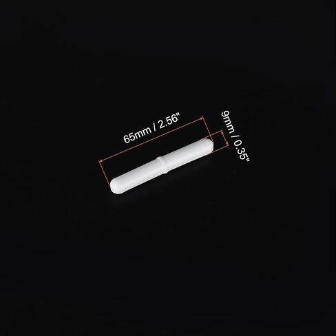 MECCANIXITY Magnetic Stirrer Mixer Stir Bar Rod 65mm(2.56") x9mm with Ring Shape PTFE Coating Magnet White for Laboratory 1Pcs in Saudi Arabia