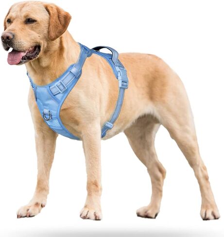 PoyPet Plaid Dog Harness Small, No Pull Vest with Front Clip & Neck Buckle in Saudi Arabia