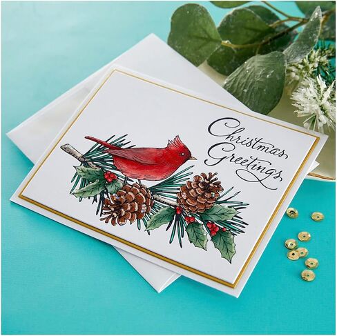 مجموعة Spellbinders BetterPress Christmas - لوحة ضغط Merry Christmas World وألواح ضغط تهنئة عيد الميلاد - مجموعة من مجموعتين من ألواح الضغط in Kuwait