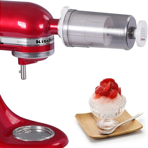 مرفق ماكينة حلاقة الثلج من ليتومز لخلاط حامل كيتشن إيد، آلة سحق الثلج للحليب، عصير الفاكهة، صانع الثلج المحلوق مع 8 قوالب ثلج in Kuwait