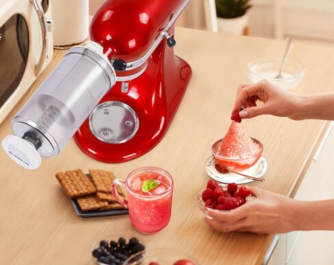 مرفق ماكينة حلاقة الثلج من ليتومز لخلاط حامل كيتشن إيد، آلة سحق الثلج للحليب، عصير الفاكهة، صانع الثلج المحلوق مع 8 قوالب ثلج in Kuwait