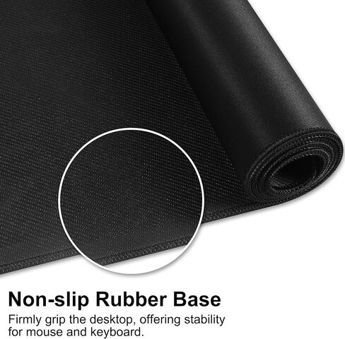 وسادة فأرة ألعاب كبيرة تمتد XXL Mouse Mat Pad Long Desk Bad مع حواف مخيط لألعاب Office Mome Mome Mome Pad Big Big (35.4x15.7x0.12in ، 90x40) ، طبوغرافية بيضاء in Kuwait