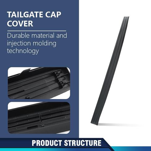 PIT66 Textured Tailgate Molding Cap, Fit Ford F150 2004-2008 Styleside/Lincoln Mark LT 2006-2008, Spoiler Top Protector Cover, FO1920102 5L3Z9940602AAA (Not fit Flareside & 2004 F150 Heritage) in Saudi Arabia