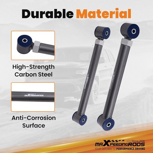 MaxPeedingRods 0-6 "أذرع التحكم الأمامية لدودج رام 1500 2500 3500 1994-2009 مع مصاعد 0-6" ، مجموعة ذراع التحكم القابلة للتعديل in Kuwait