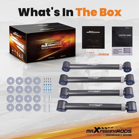 MaxPeedingRods 0-6 "أذرع التحكم الأمامية لدودج رام 1500 2500 3500 1994-2009 مع مصاعد 0-6" ، مجموعة ذراع التحكم القابلة للتعديل in Kuwait