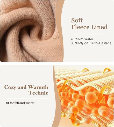 Fleece Lined Leggings Women, Fake Translucent Thermal Tigts, Fleece Lined Tights in Saudi Arabia