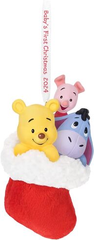 Hallmark Keepsake Christmas Ornament 2025, Disney Winnie The Pooh Baby's First Christmas 2025, Gifts for Disney Fans in Saudi Arabia