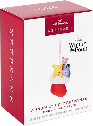 Hallmark Keepsake Christmas Ornament 2025, Disney Winnie The Pooh Baby's First Christmas 2025, Gifts for Disney Fans in Saudi Arabia