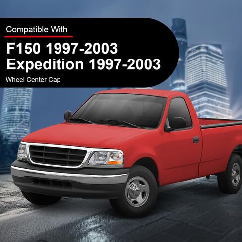 غطاء مركزي لمحور العجلة DOTCOM 4 قطع، يناسب Ford F150 & Expedition 1997-2003/2004 Ford F150 (التراث فقط)، يناسب عجلات المصنع المصنوعة من الصلب والسبائك مقاس 16 بوصة و17 بوصة، و5 عجلات عروة فقط in Saudi Arabia