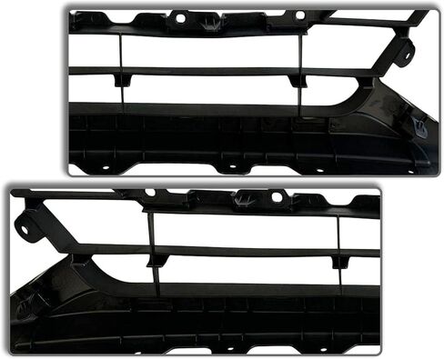 Partsflow الأمامي المصد الشبكة العسل العلوي شواء Black مع Chrome لعام 2020 2021 Nissan Sentra 623106LB0A in Saudi Arabia