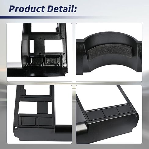 Speedometer Dash Bezel Trim Cover Compatible with Chevy Silverado GMC Sierra C1500 C2500 C3500 K1500 K2500 K3500 Pickup Truck 1988-1994 GMC Yukon/Chevy Blazer Suburban 1992-1994 (Black) in Saudi Arabia