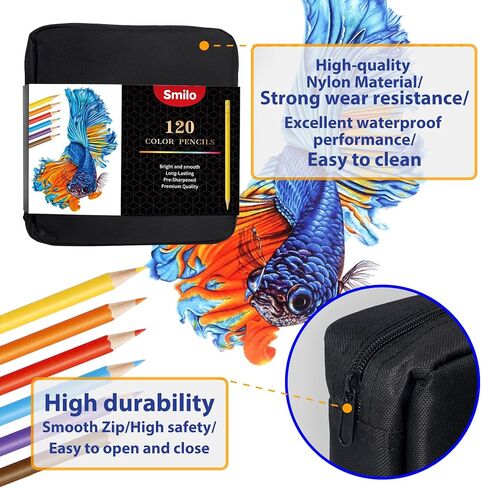 Smilo 76 Pack Professional Drawing Sketching Kit - Complete Art Supplies Set with Sketchbook,Graphite/Colored/Charcoal/Watercolor/Metallic Pencils - Ideal for Artists, Adults, Teens & Beginner Kids in Saudi Arabia