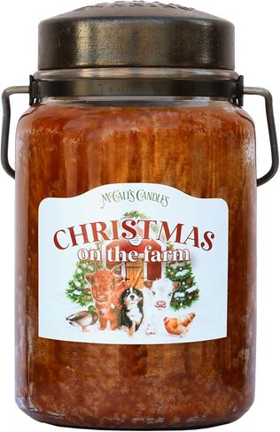 McCall’s Candles | Mulberry | 26 oz Scented Candle | USA-Poured | Vintage Rustic Jar | Sweet & Tart Berry Fragrance in Kuwait