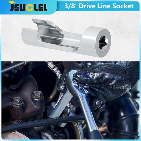 10pcs 10-19mm 3/8 "محرك أقراص حاقن محرك أقراص خط المقبس مقبس ، مقبس الجوز الملا in Kuwait