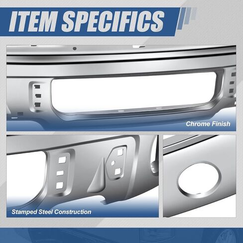 Auto Dynasty Front Bumper Impact Face Bar Compatible with 2009-2014 Ford F-150, with Fog Light Cutout, Non Fit Harley Davidson/Raptor Model, Painted Black in Saudi Arabia